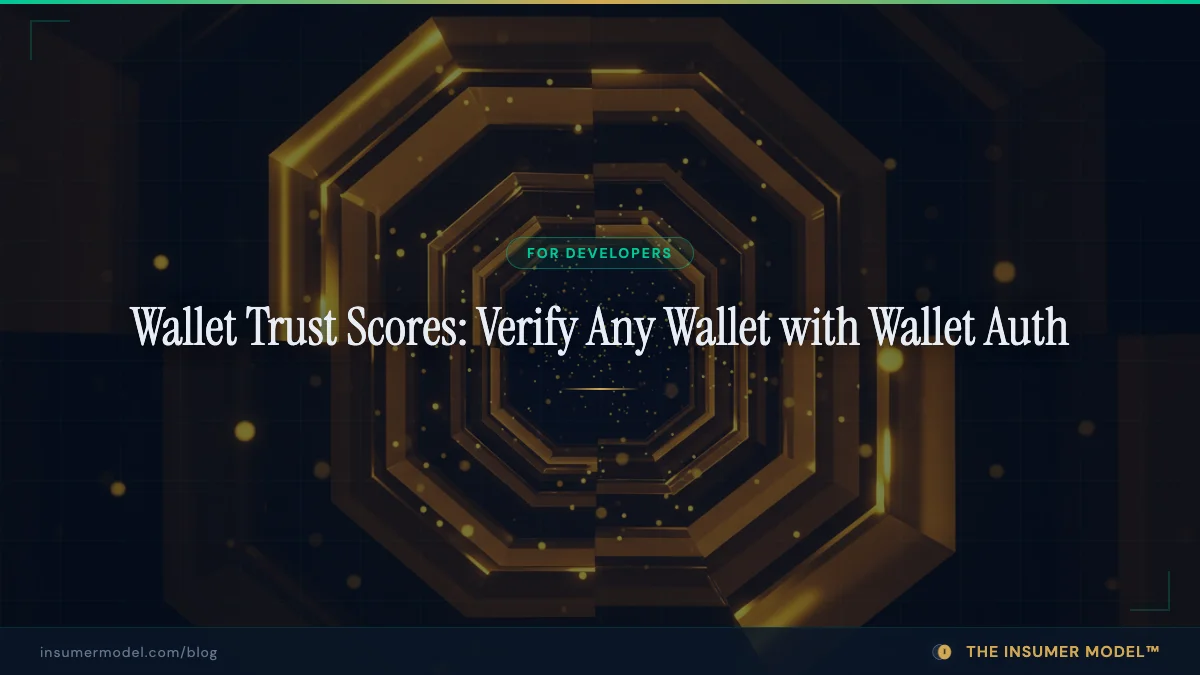 Wallet Reputation Scores infrastructure